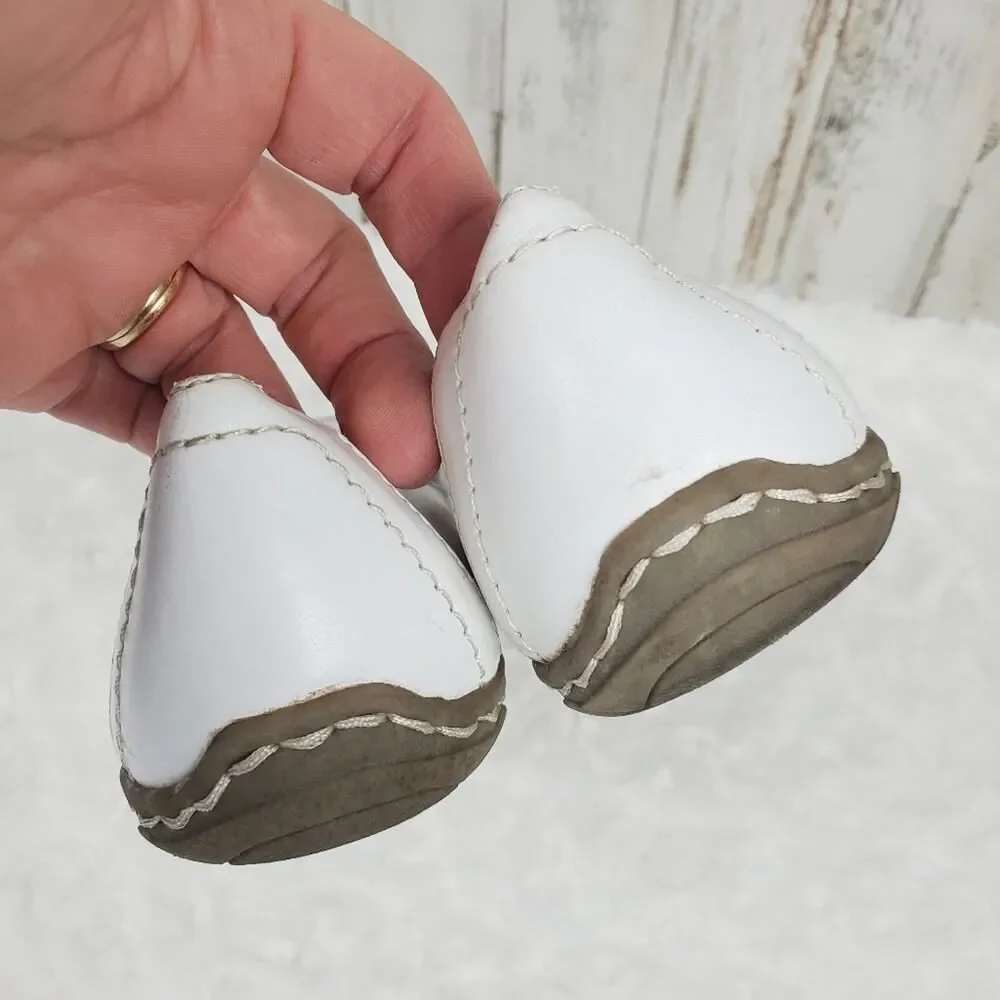 Kenneth Cole Reaction Flats White Size 6